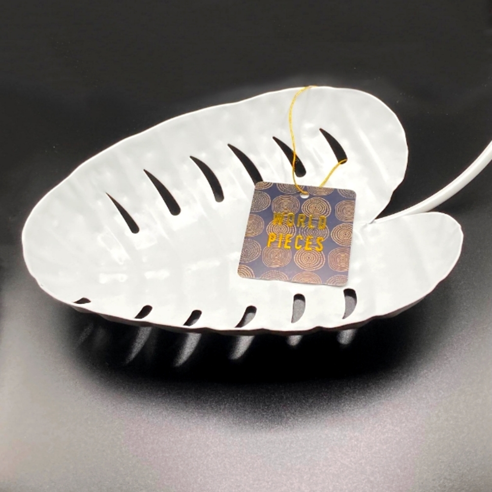 LARGE Split Leaf Philodendron Metal Tray